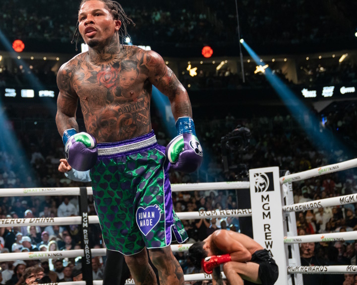 Photos Gervonta Davis Knocks Out Ryan Garcia in Seven HUGE Gallery